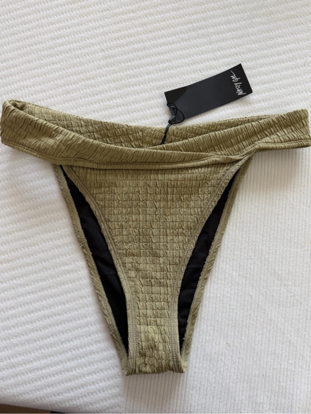 NWT Nasty Gal High Waisted Bikini Bottoms 6